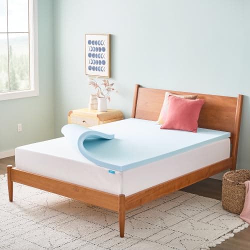 Linenspa 2-Inch Gel Memory Foam Topper, Twin XL — our pick for Heading to a college dorm
